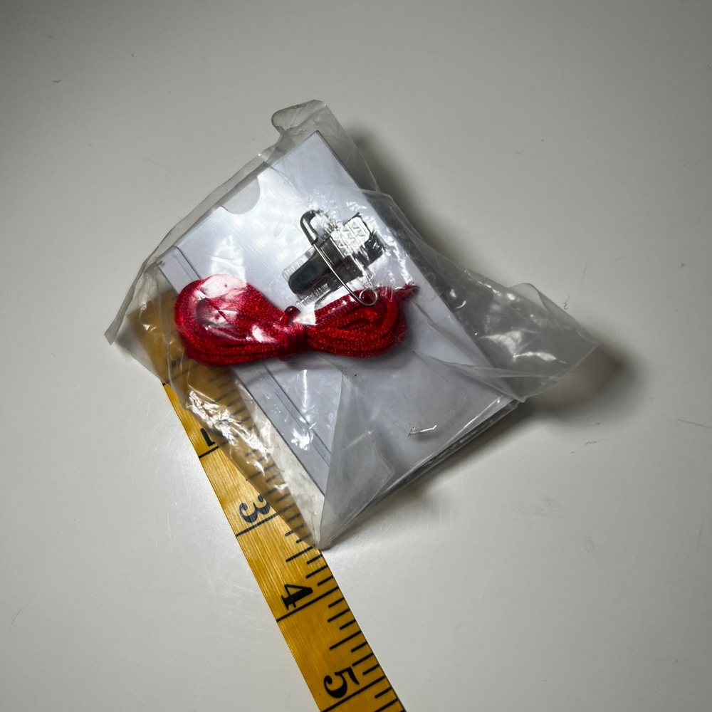 Very Rare Promotional Fisher Price Little People Cowboy Name Tag Lanyard/Clip - Picture 3 of 3